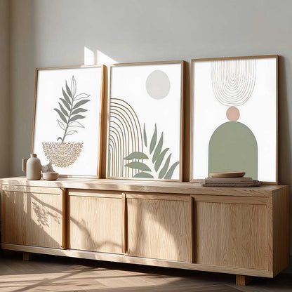 Boho Wall Art Paintings for Living Room Bedroom