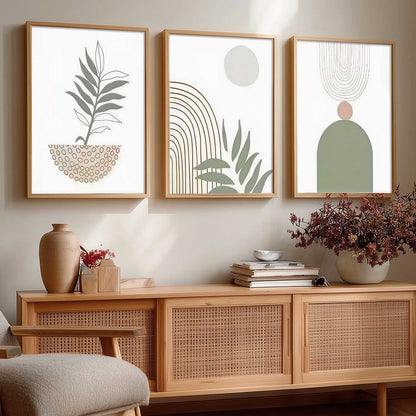 Boho Wall Art Paintings for Living Room Bedroom