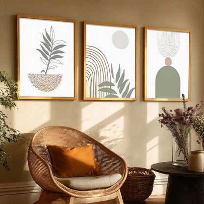 Boho Wall Art Paintings for Living Room Bedroom