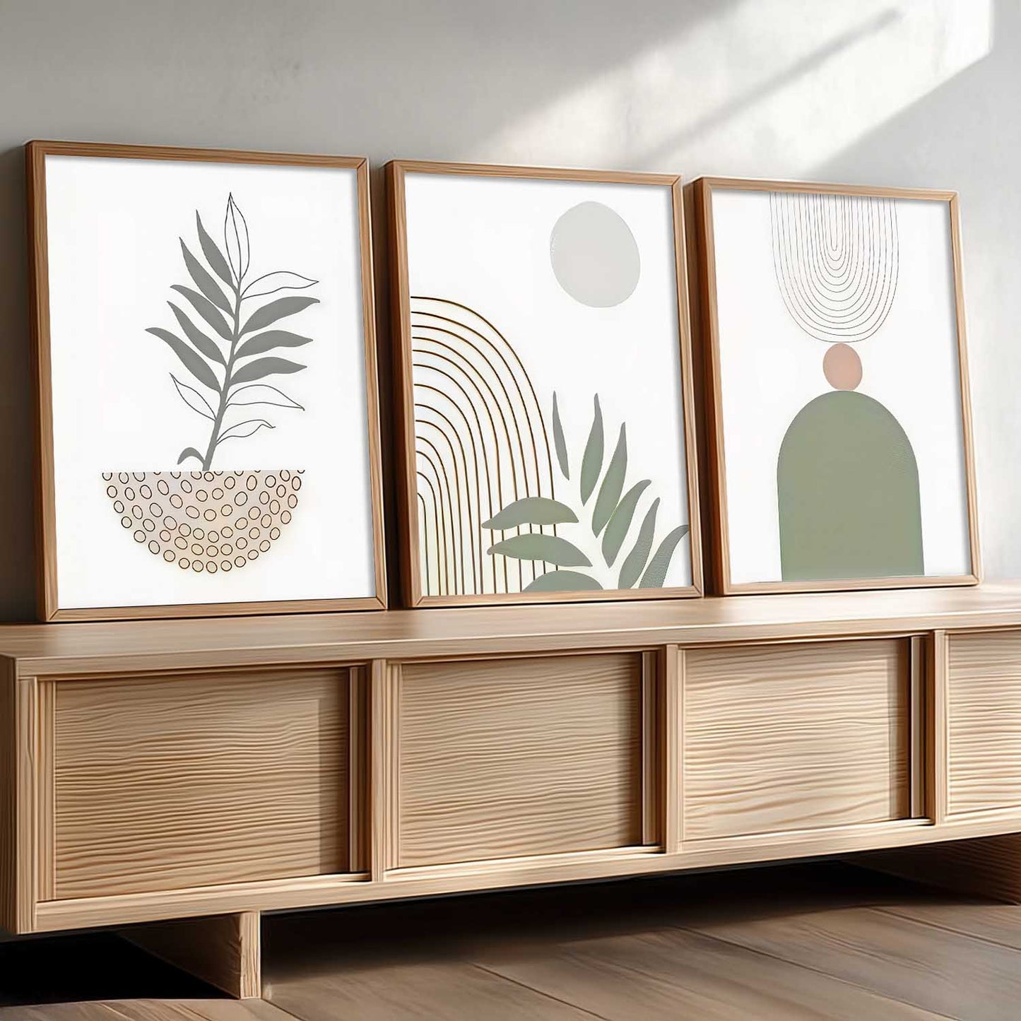 Boho Wall Art Paintings for Living Room Bedroom