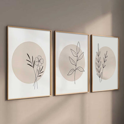 Boho Wall Art Paintings for Living Room Bedroom