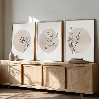 Boho Wall Art Paintings for Living Room Bedroom