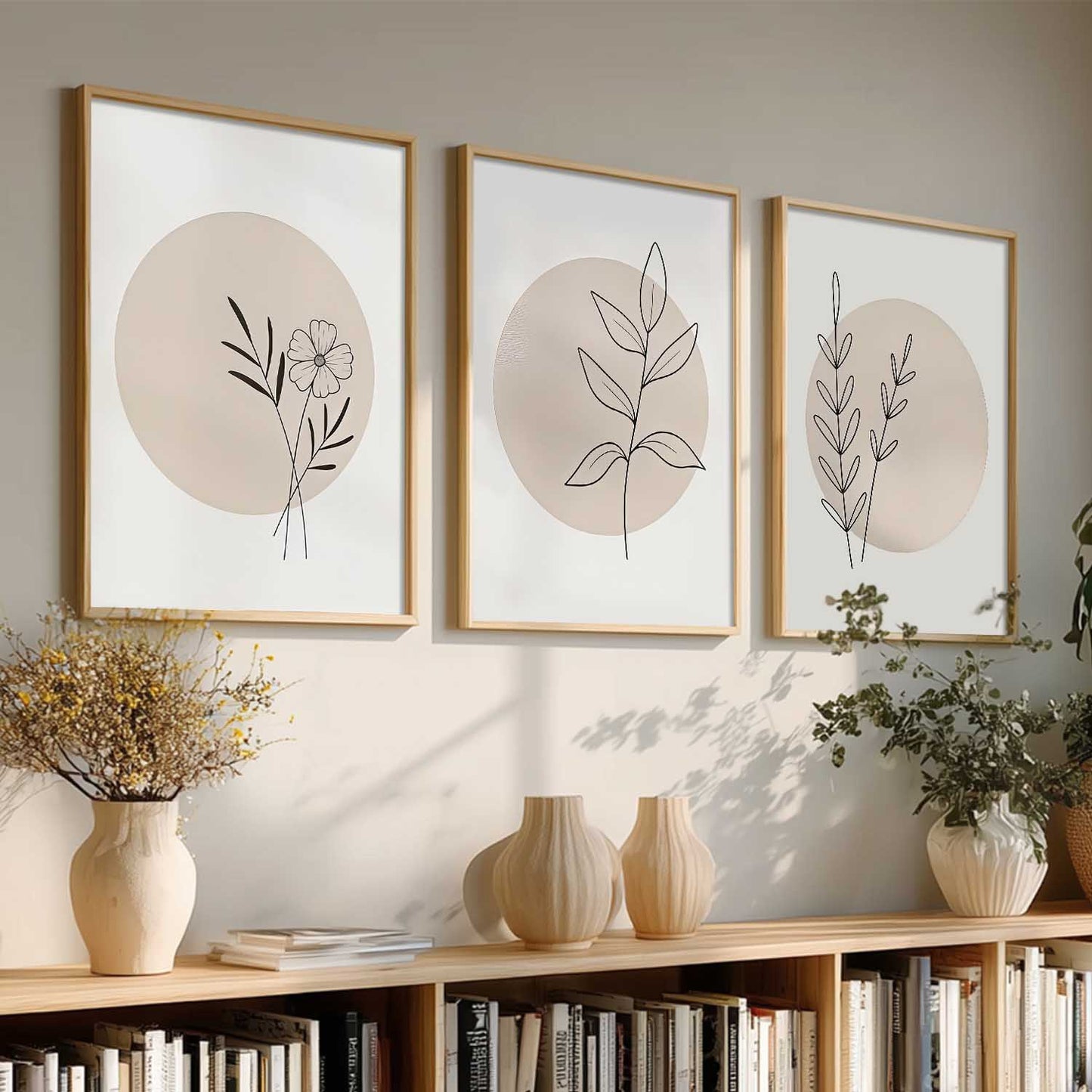 Boho Wall Art Paintings for Living Room Bedroom