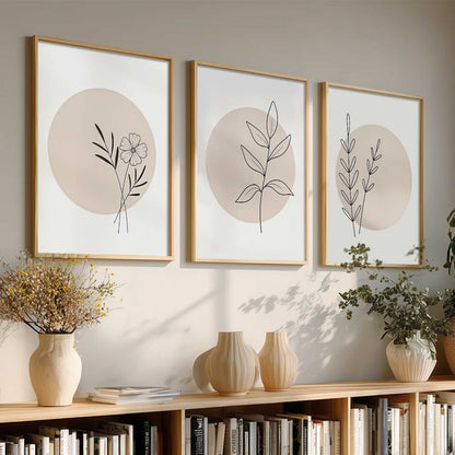 Boho Wall Art Paintings for Living Room Bedroom