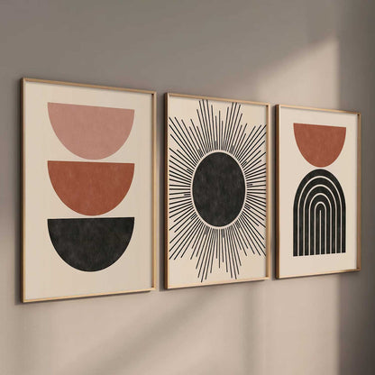 Boho Wall Art Paintings for Living Room Bedroom