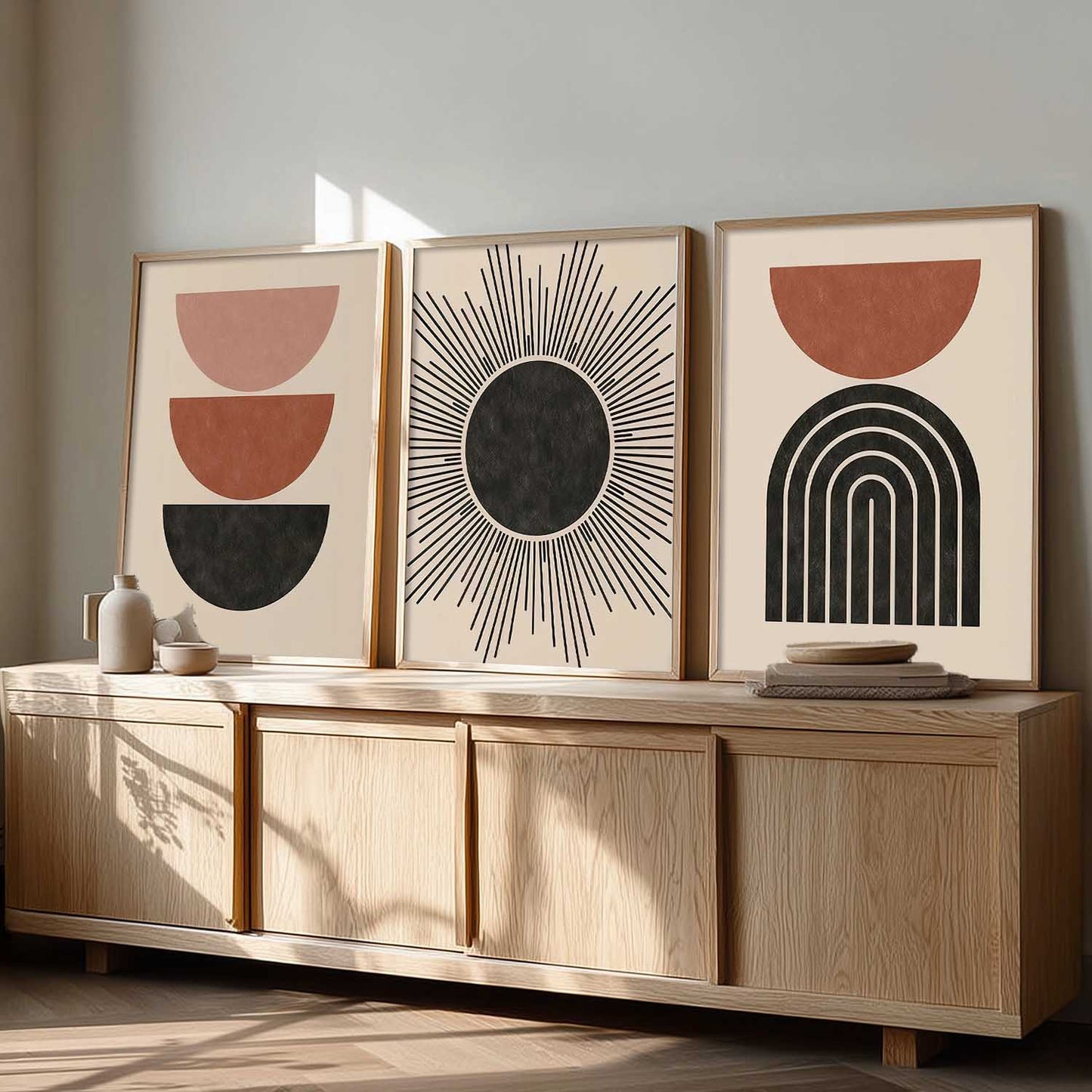 Boho Wall Art Paintings for Living Room Bedroom