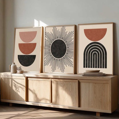 Boho Wall Art Paintings for Living Room Bedroom