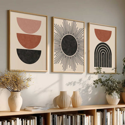 Boho Wall Art Paintings for Living Room Bedroom