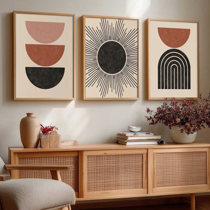 Boho Wall Art Paintings for Living Room Bedroom