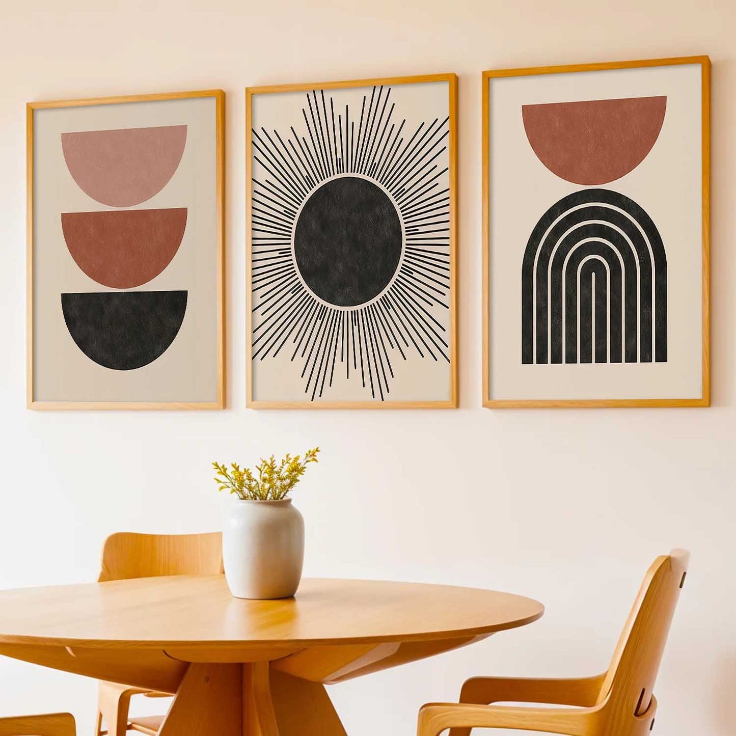 Boho Wall Art Paintings for Living Room Bedroom