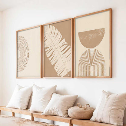 Boho Wall Art Paintings for Living Room Bedroom