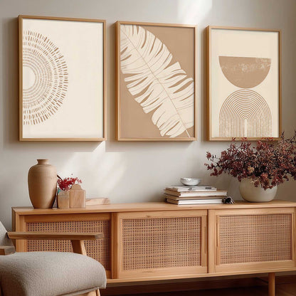 Boho Wall Art Paintings for Living Room Bedroom