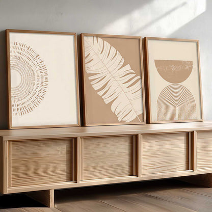 Boho Wall Art Paintings for Living Room Bedroom