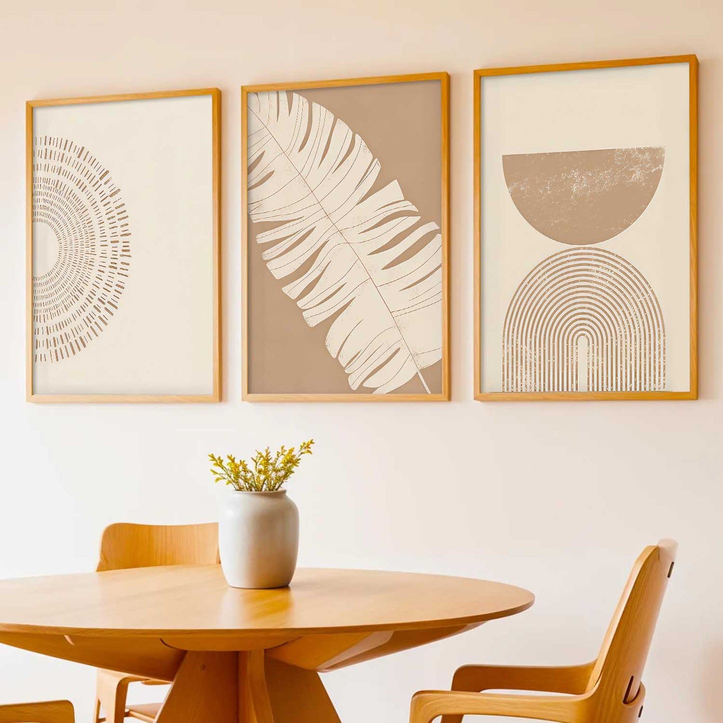 Boho Wall Art Paintings for Living Room Bedroom