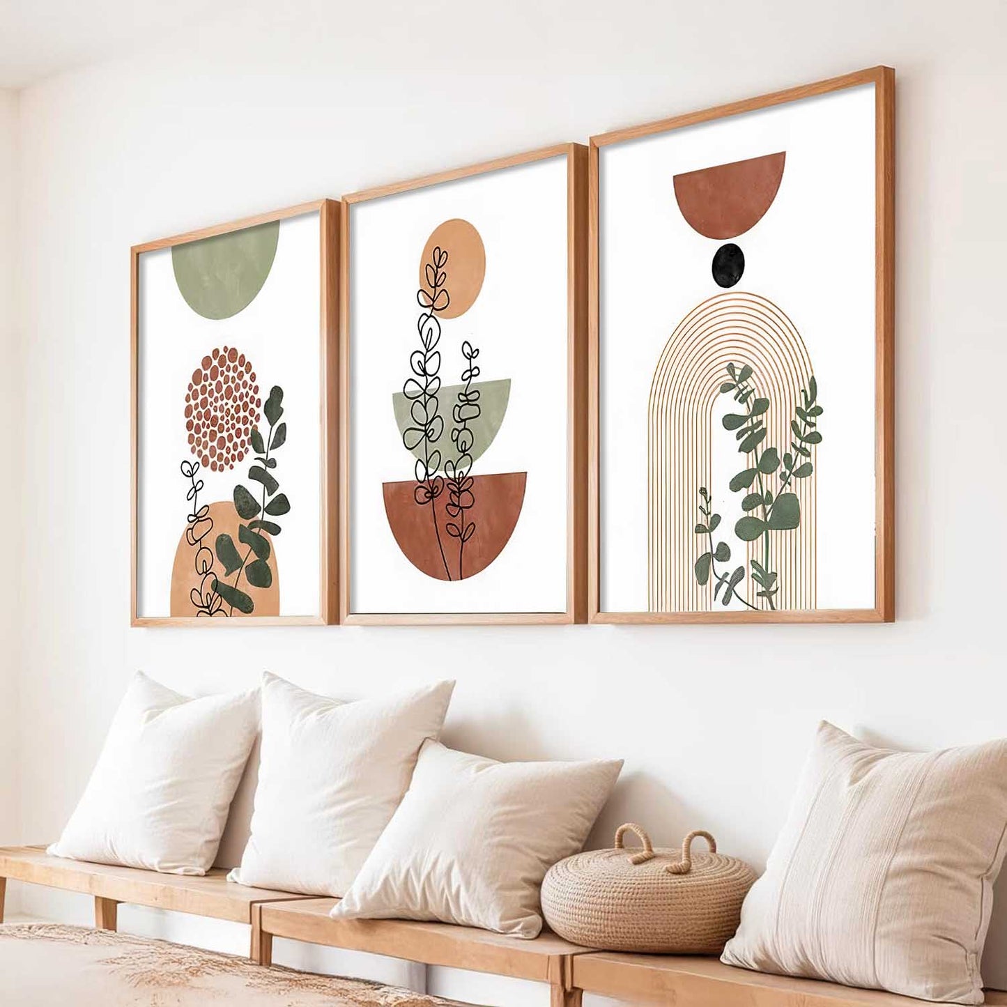 Boho Wall Art Paintings for Living Room Bedroom