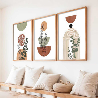 Boho Wall Art Paintings for Living Room Bedroom