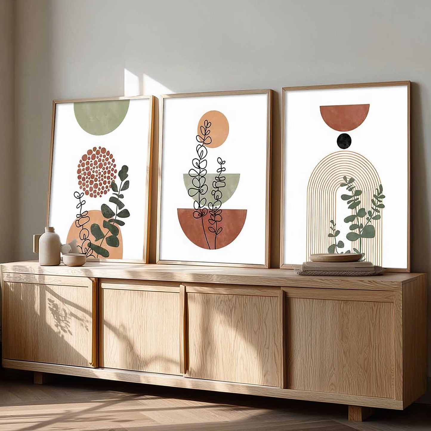 Boho Wall Art Paintings for Living Room Bedroom