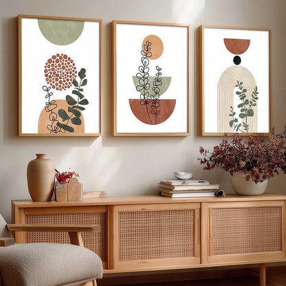 Boho Wall Art Paintings for Living Room Bedroom