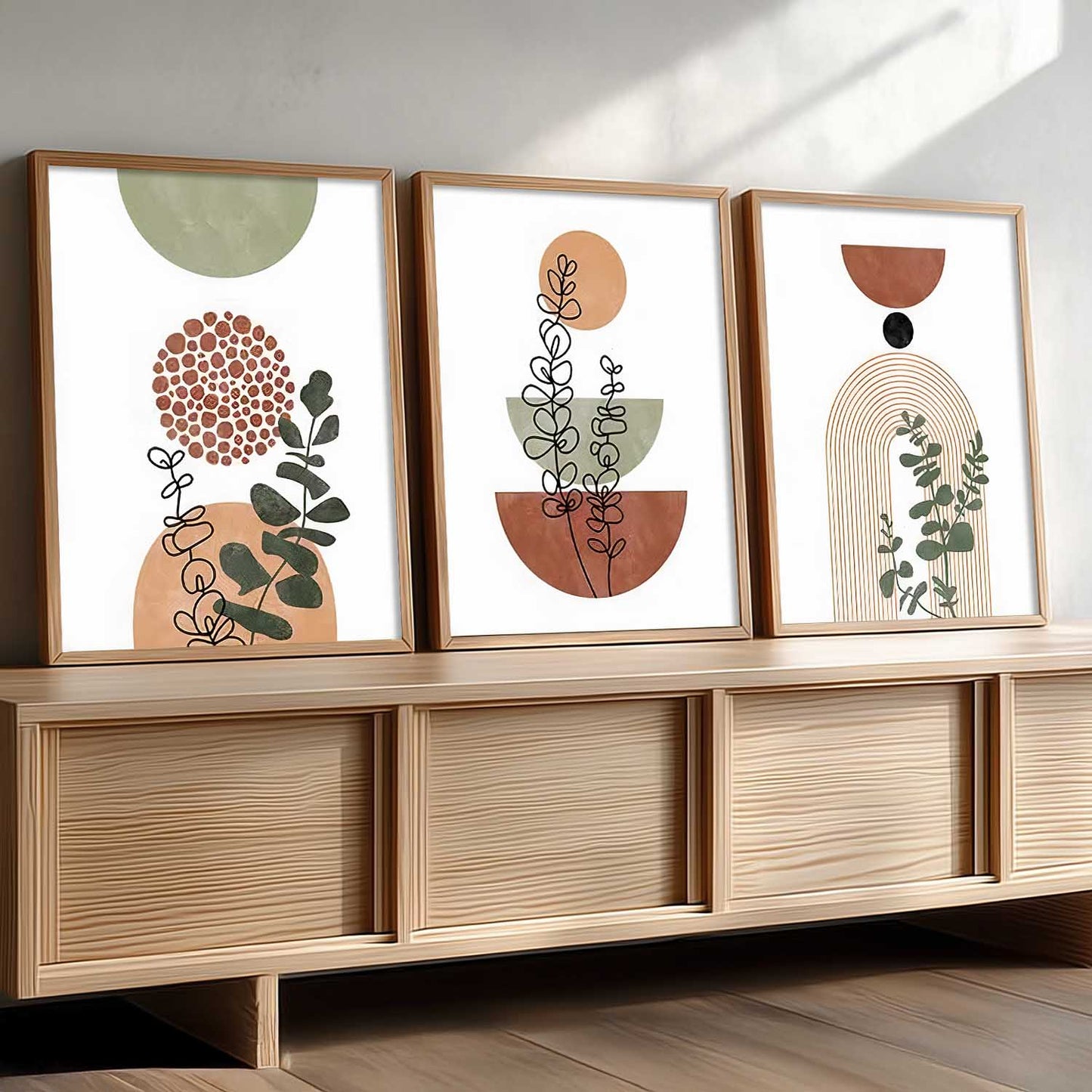 Boho Wall Art Paintings for Living Room Bedroom