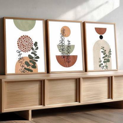 Boho Wall Art Paintings for Living Room Bedroom