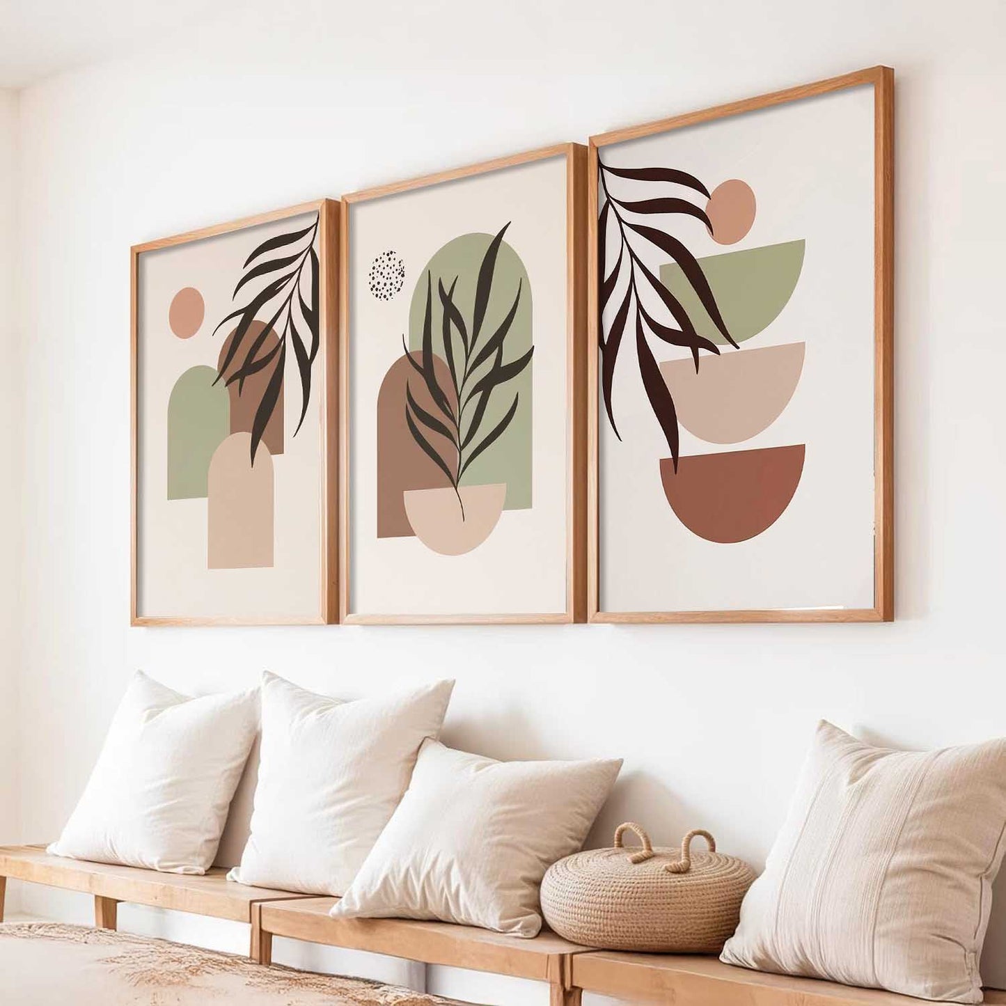 Boho Wall Art Paintings for Living Room Bedroom