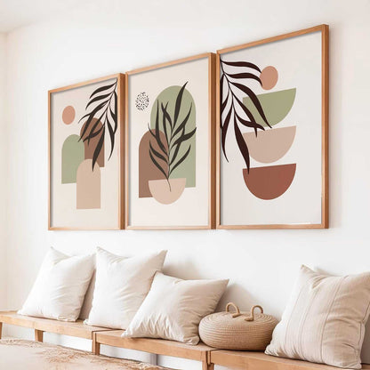 Boho Wall Art Paintings for Living Room Bedroom