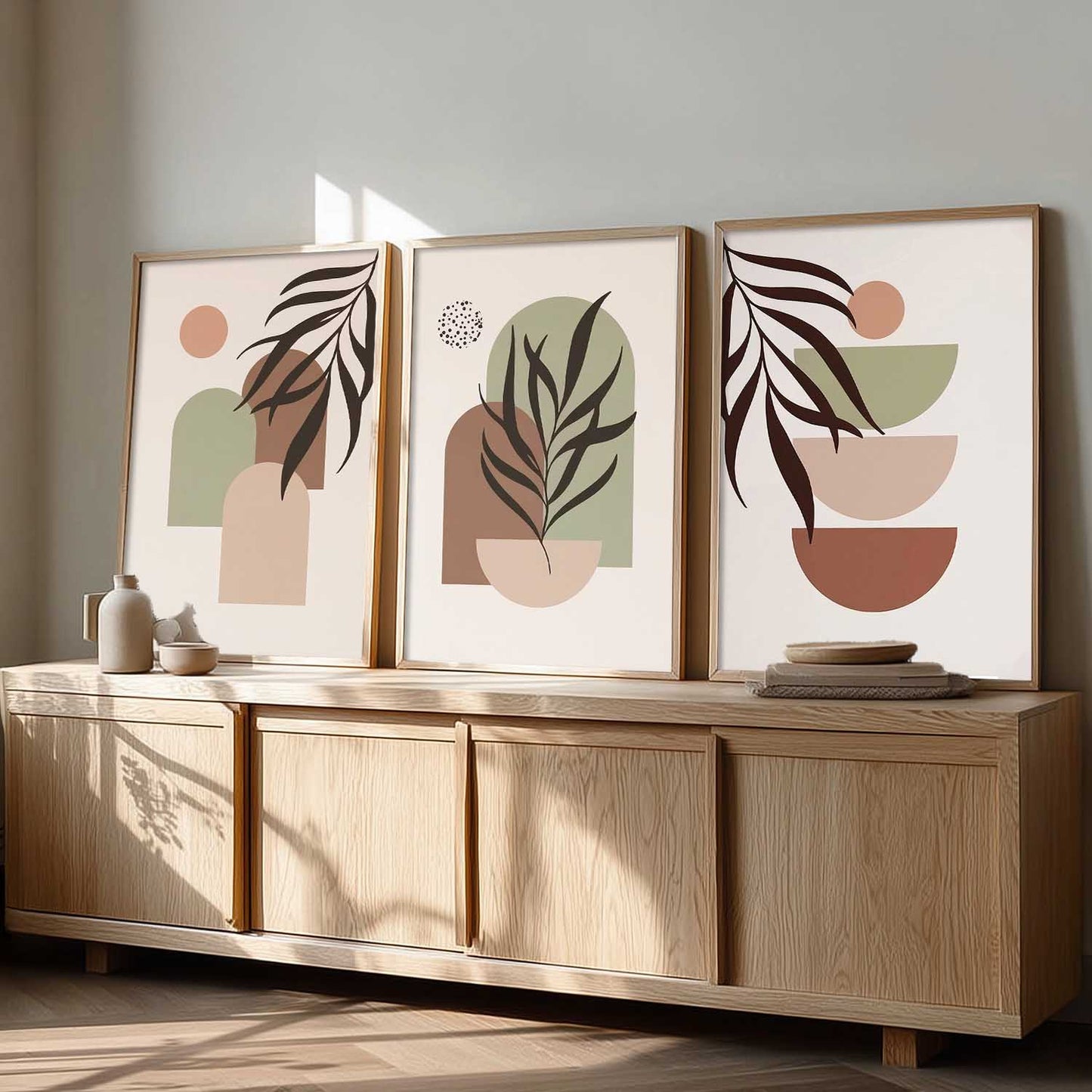 Boho Wall Art Paintings for Living Room Bedroom