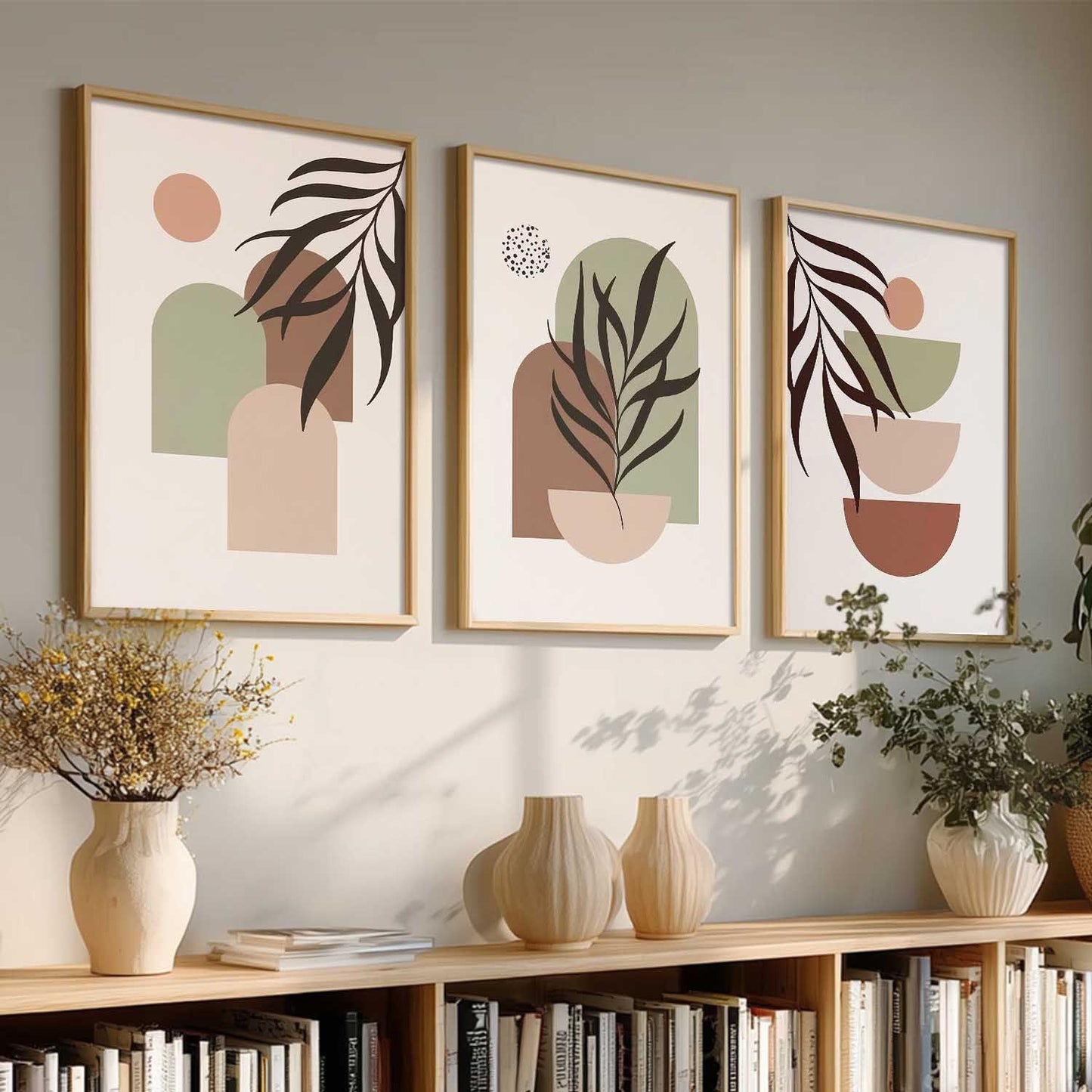 Boho Wall Art Paintings for Living Room Bedroom