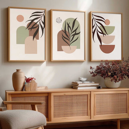 Boho Wall Art Paintings for Living Room Bedroom