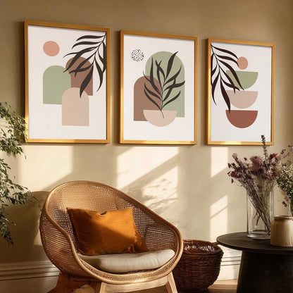 Boho Wall Art Paintings for Living Room Bedroom