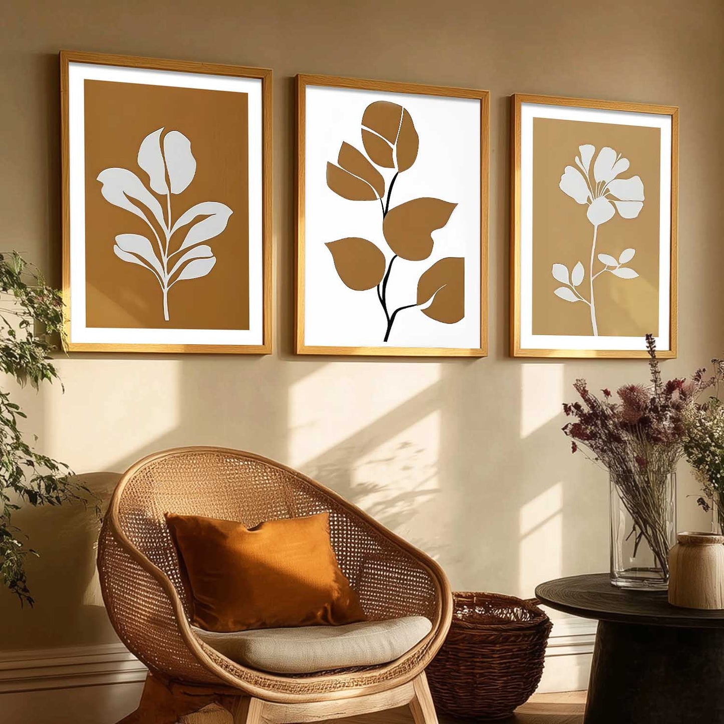 Boho Wall Art Paintings for Living Room Bedroom