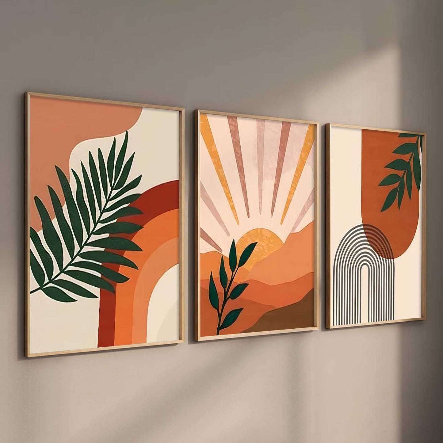 Boho Wall Art Paintings for Living Room Bedroom