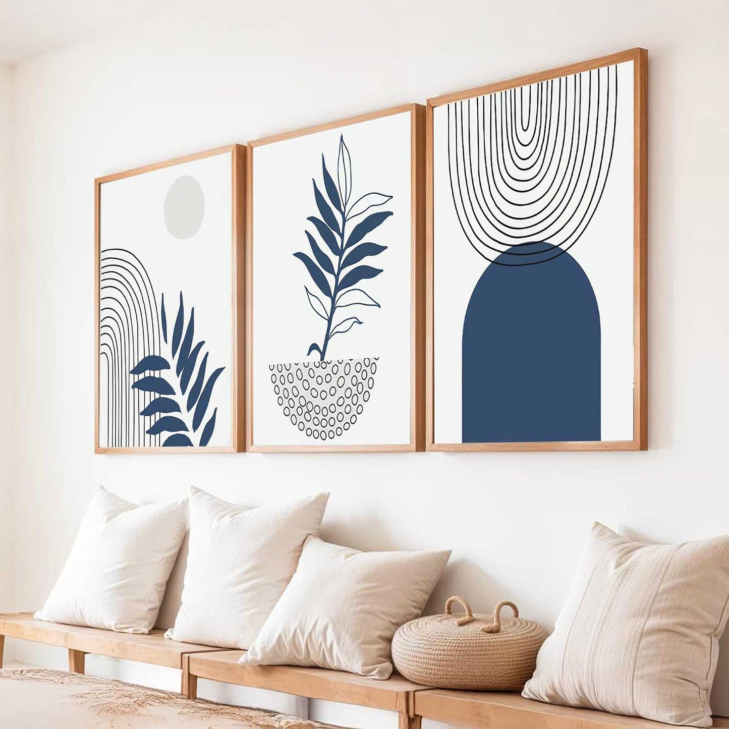 Boho Wall Art Paintings for Living Room Bedroom