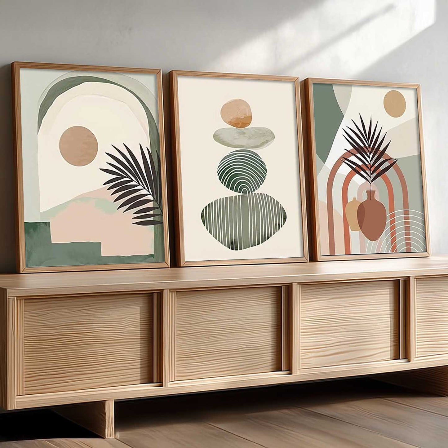 Boho Wall Art Paintings for Living Room Bedroom