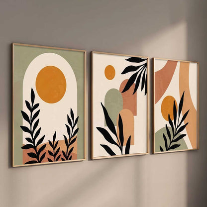 Boho Wall Art Paintings for Living Room Bedroom