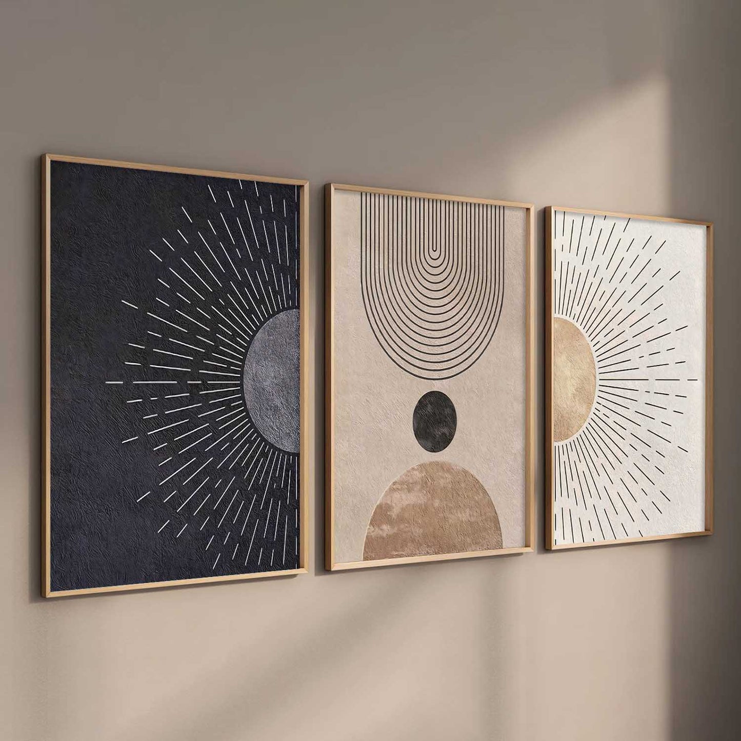 Boho Wall Art Paintings for Living Room Bedroom