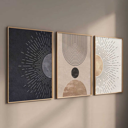 Boho Wall Art Paintings for Living Room Bedroom