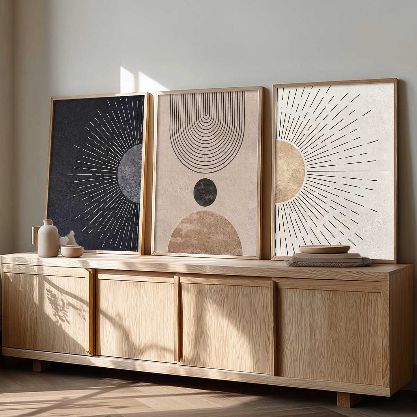 Boho Wall Art Paintings for Living Room Bedroom