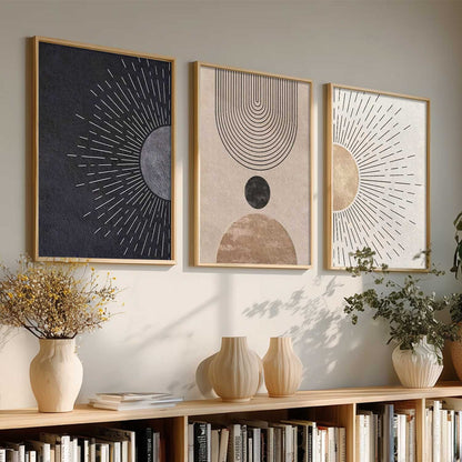 Boho Wall Art Paintings for Living Room Bedroom