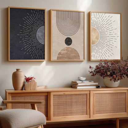 Boho Wall Art Paintings for Living Room Bedroom