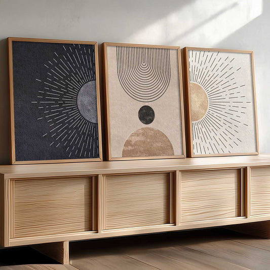 Boho Wall Art Paintings for Living Room Bedroom