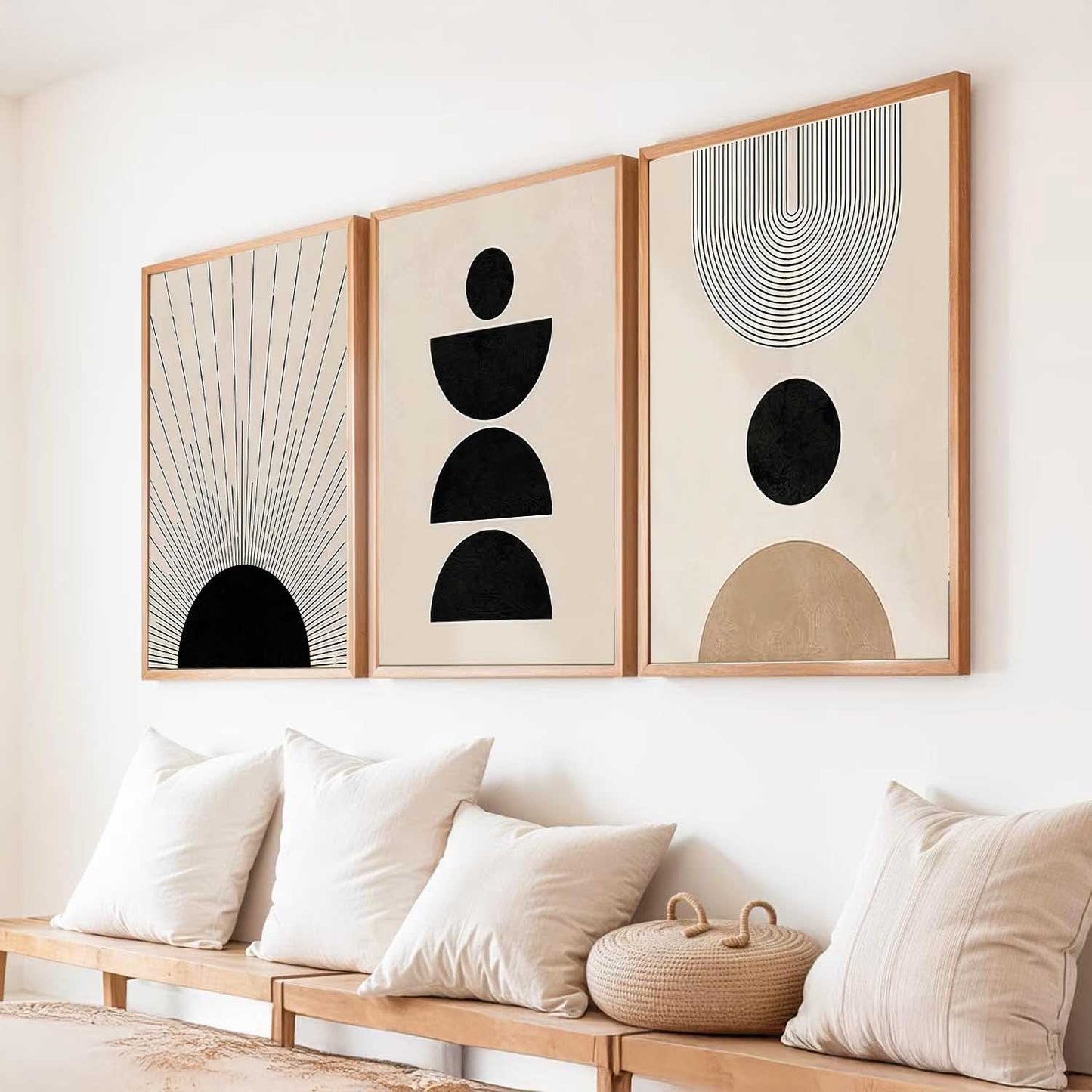 Boho Wall Art Paintings for Living Room Bedroom