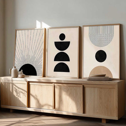 Boho Wall Art Paintings for Living Room Bedroom