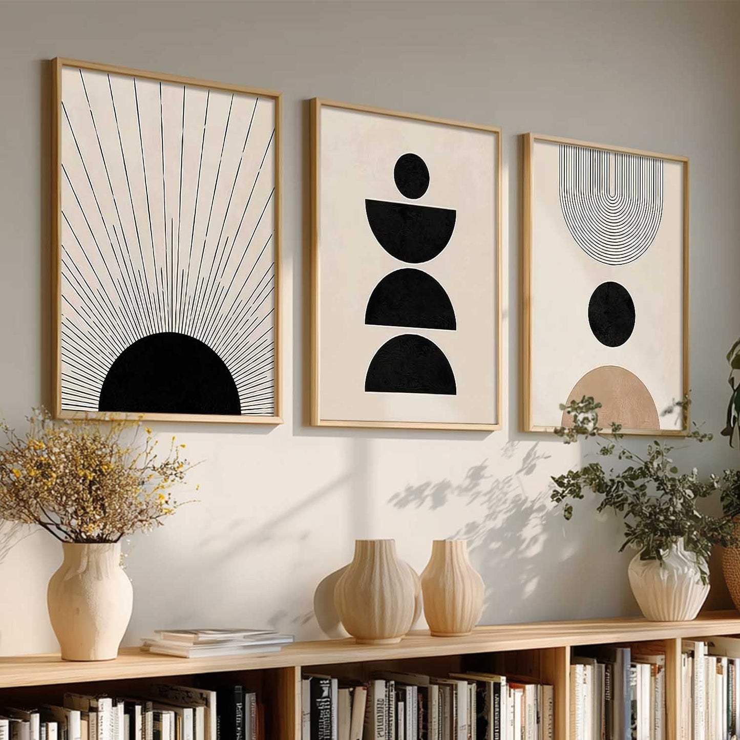 Boho Wall Art Paintings for Living Room Bedroom