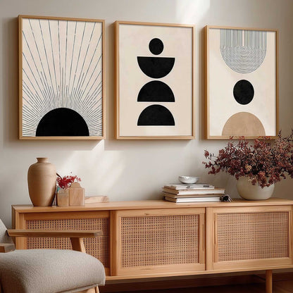 Boho Wall Art Paintings for Living Room Bedroom