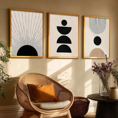 Boho Wall Art Paintings for Living Room Bedroom