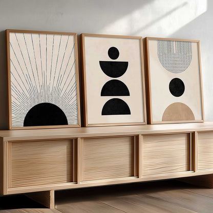 Boho Wall Art Paintings for Living Room Bedroom