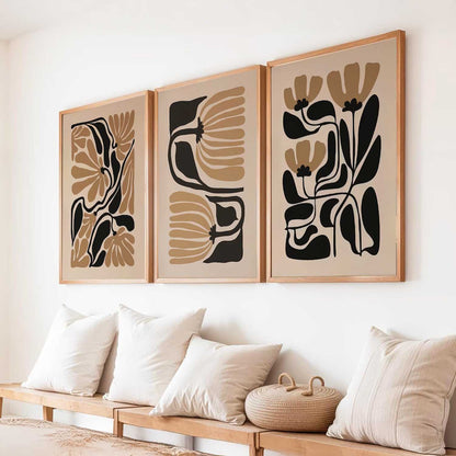 Abstract Floral Wall Art Paintings for Living Room Bedroom