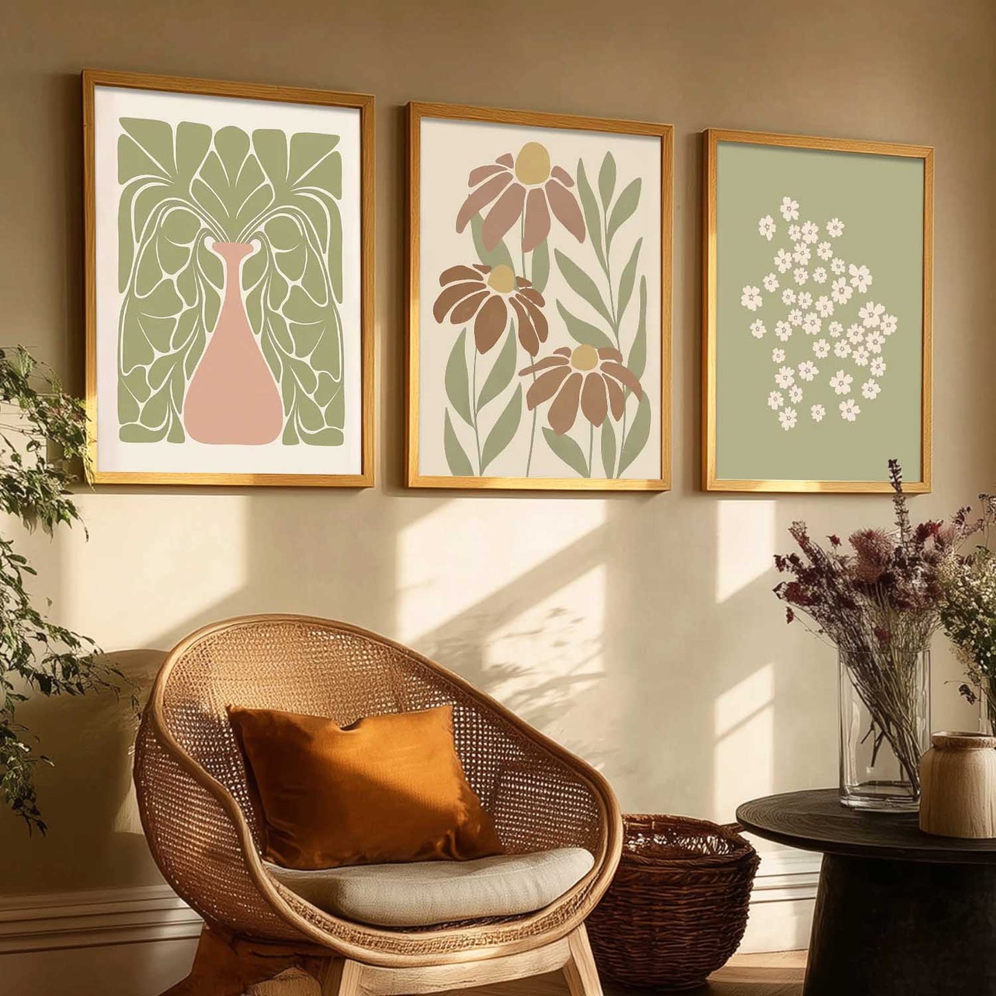 Botanical Wall Art Paintings for Living Room Bedroom