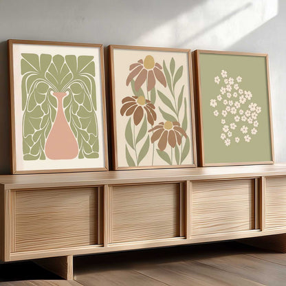 Botanical Wall Art Paintings for Living Room Bedroom